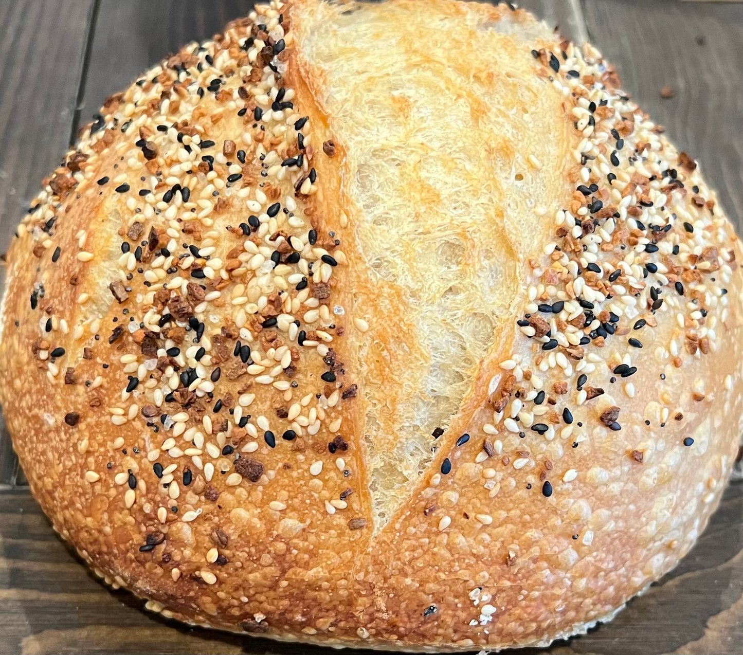 Everything Seasoning Sourdough