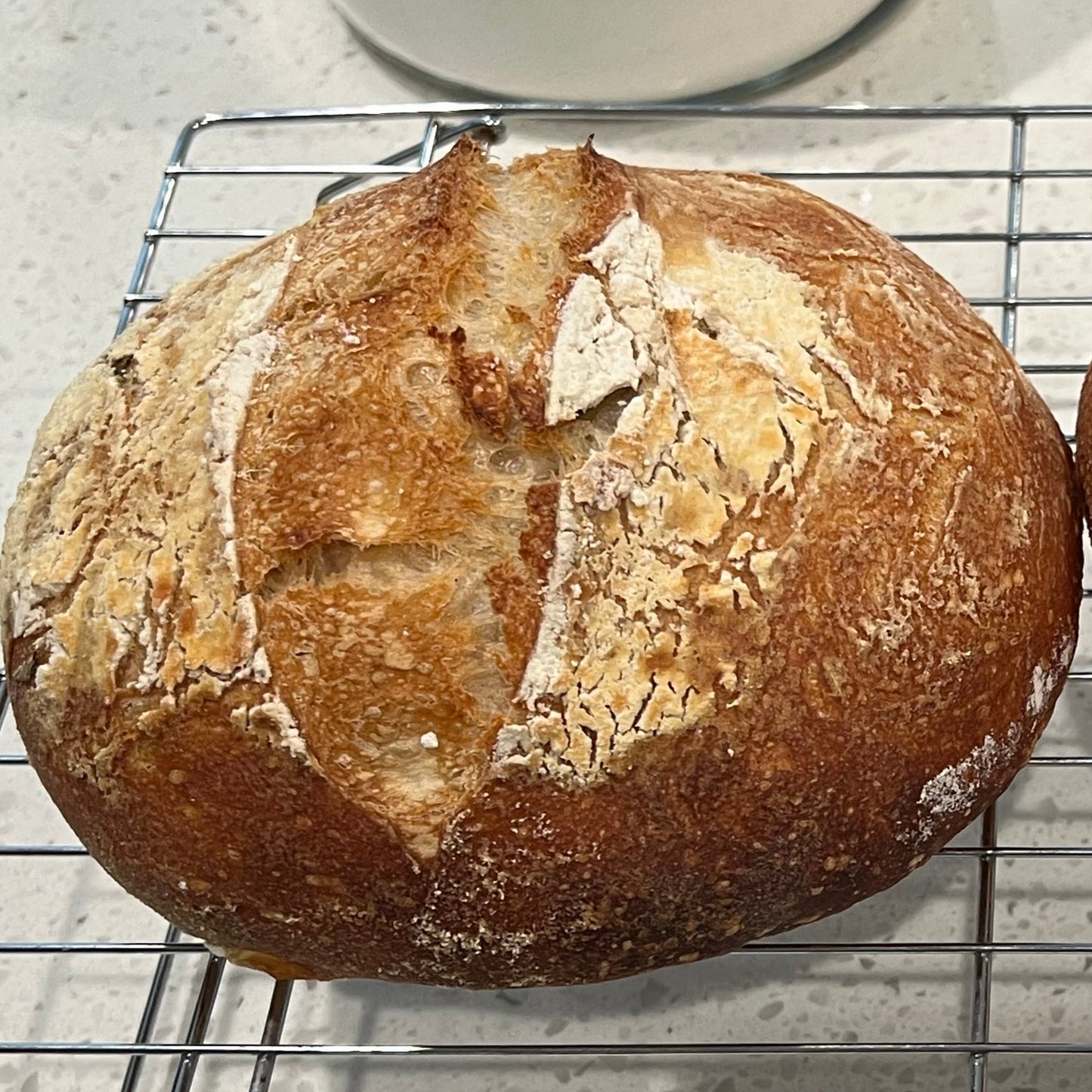 Roasted Garlic Sourdough Bread